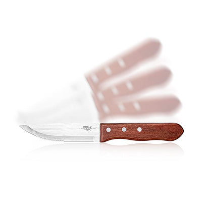 Steakknivsæt, i sort trææske, 4 stk