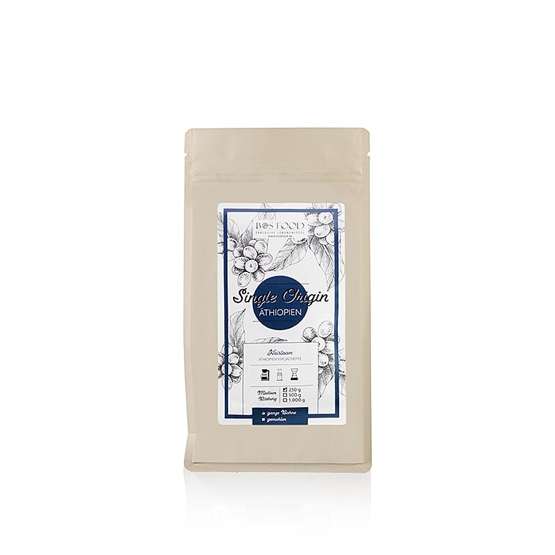 CHEF FOOD - Single Origin-kaffe - Etiopien Yirgacheffe, hele bønner, 250 g