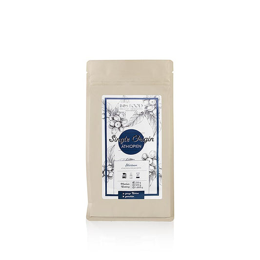 CHEF FOOD - Single Origin-kaffe - Etiopien Yirgacheffe, hele bønner, 250 g