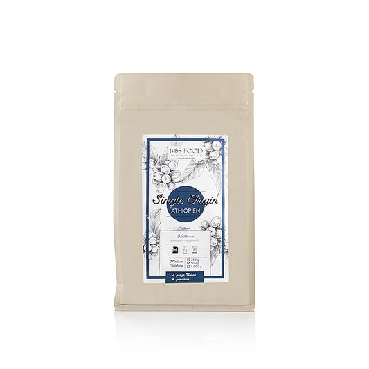 CHEF FOOD - Single Origin-kaffe - Etiopien Yirgacheffe, hele bønner, 500 g