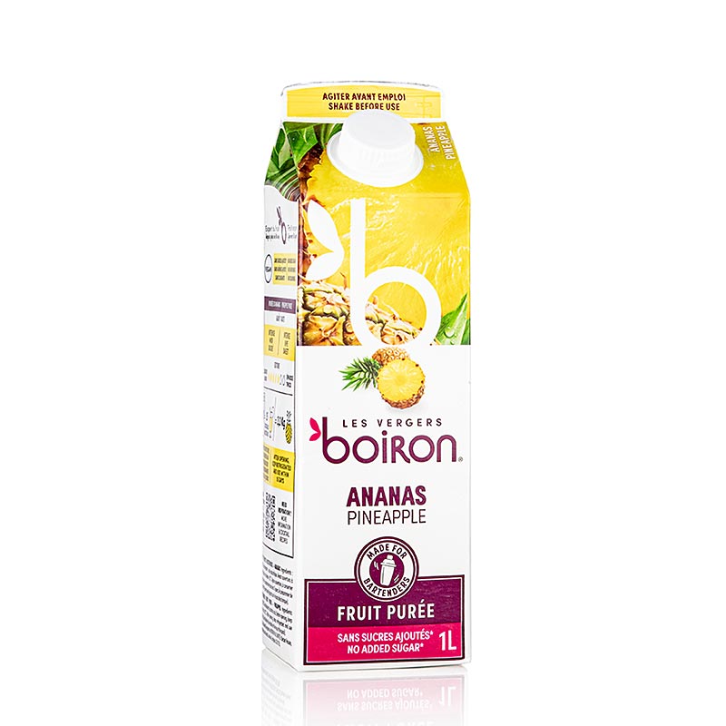 Boiron ananaspuré, pasteuriseret, 100 % frugt, 1 l