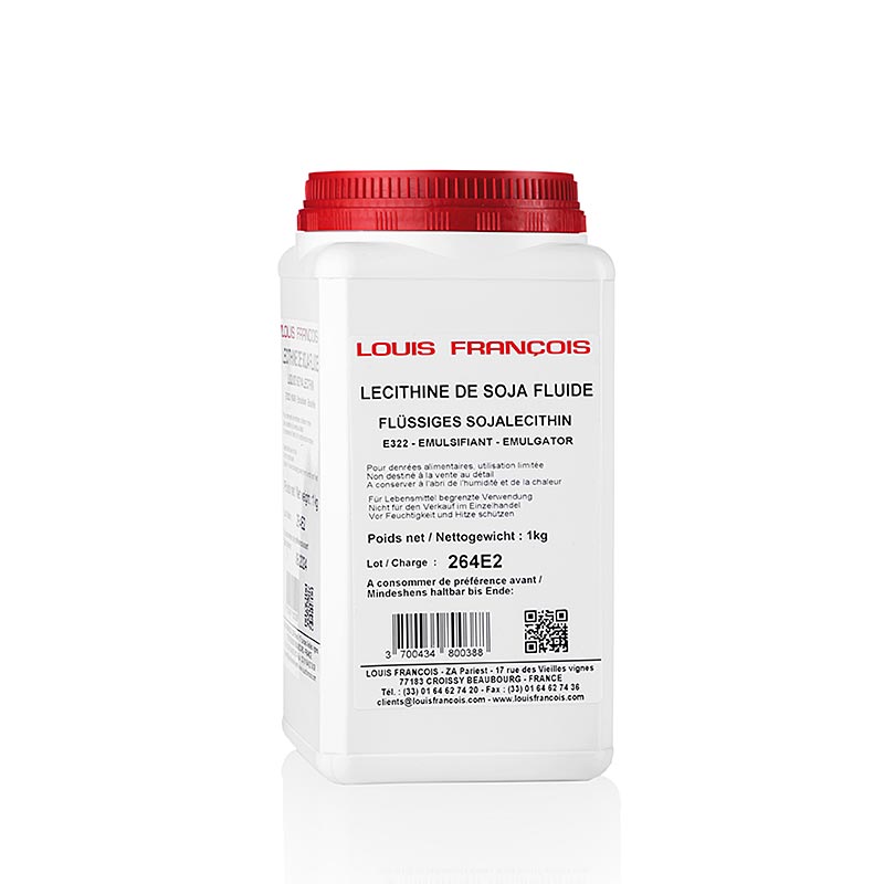 Sojalecithin, flydende (Liquid Lecitine) E322, Louis Francois, 1 kg