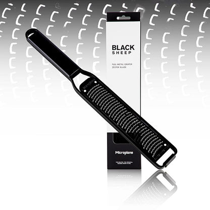 Rivejern Microplane Black Sheep, Zester, sort rustfrit stål (43020), 1 stk