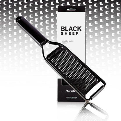 Microplane Black Sheep-rivejern, Fine Grater, sort rustfrit stål (43004), 1 stk