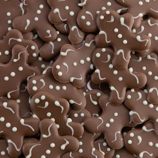 Chokoladedekoration "Gingerbread couple", Dobla (77214), 280 g, 200 stk