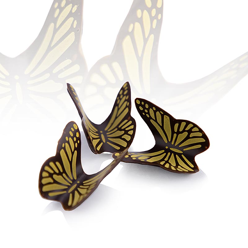 Chokoladedekoration "Butterfly" (sommerfugl), mørk, Dobla (77568), 286 g, 120 st