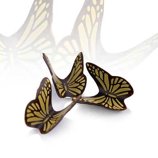 Chokoladedekoration "Butterfly" (sommerfugl), mørk, Dobla (77568), 286 g, 120 st