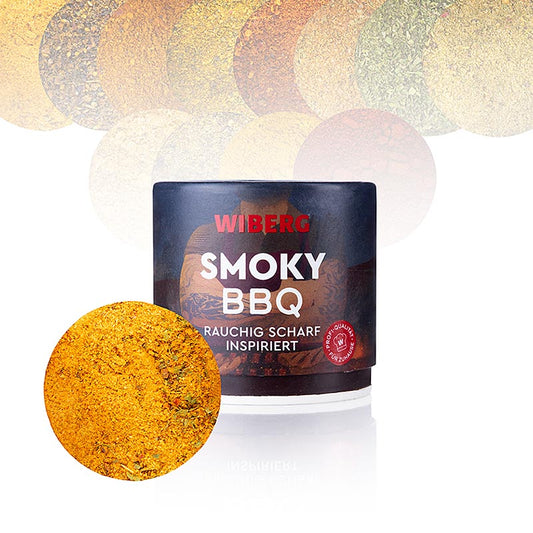 Wiberg Smoky BBQ, røget og stærk krydderiblanding, 100 g