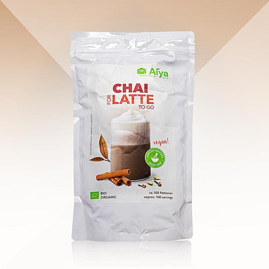 AIYA Professionals - Chai for Latte, krydderite-blanding, økologisk, 1 kg