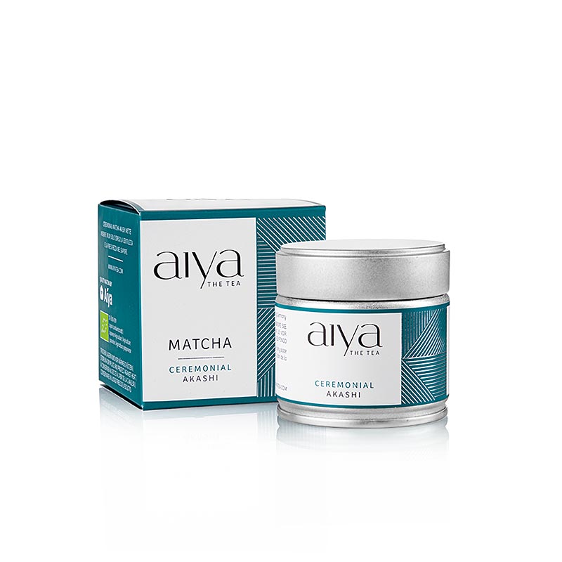 AIYA Matcha Akashi, grøn te i premium ceremonikvalitet, økologisk, 30 g