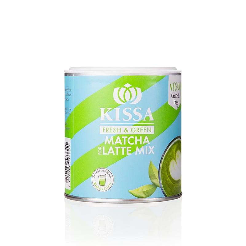 KISSA - Matcha for Latte, grøn te-blanding, økologisk, 120 g