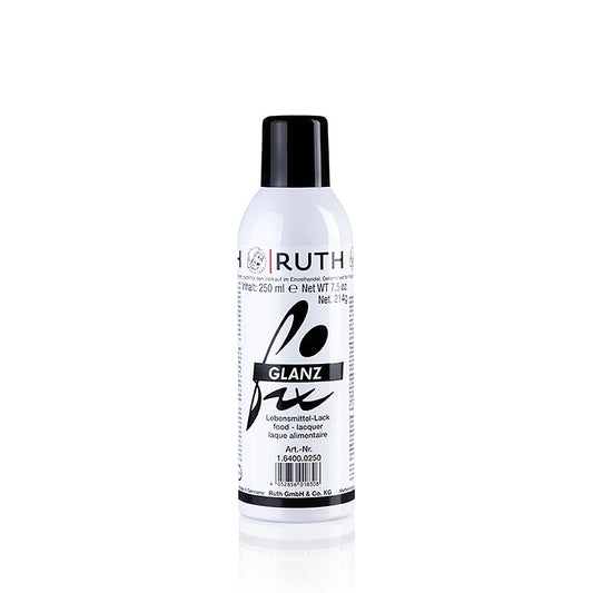 Lak til fødevarer (Glanzfix Spray), Ruth, 250 ml