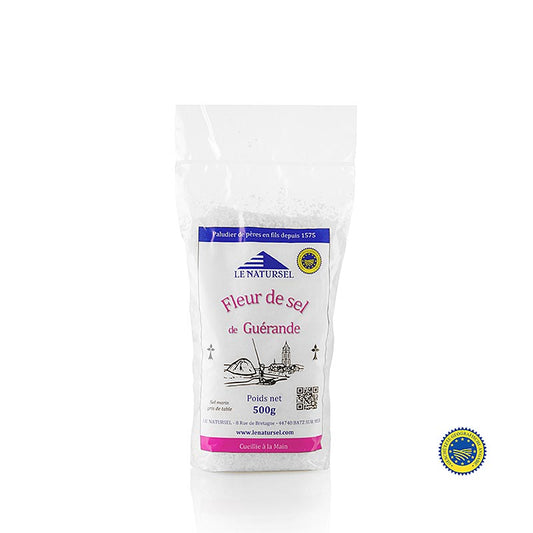 Fleur de Sel, fra Guerande (Frankrig), BGA, 500 g