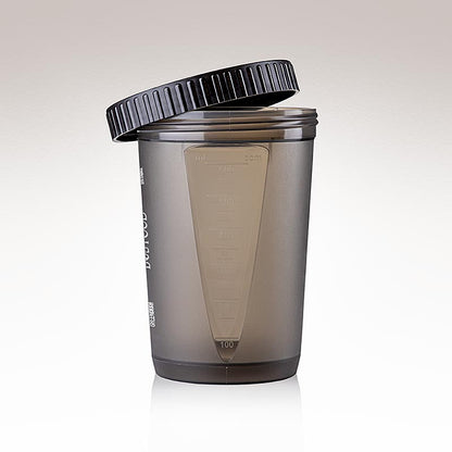 Genanvendelig takeaway-beholder Dish H, 600 ml, hvid med tryk, 56 stk