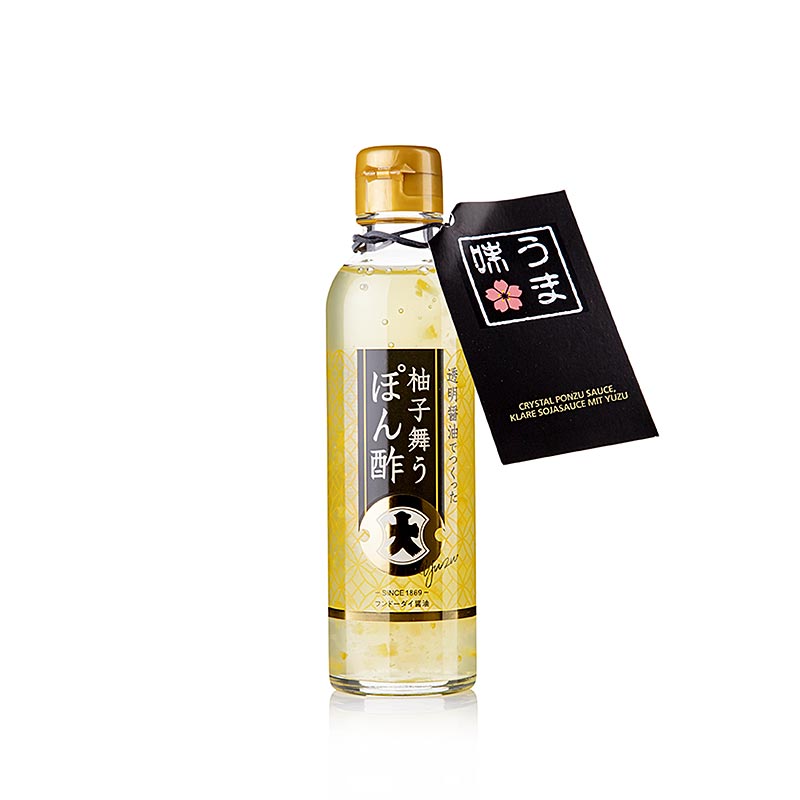 Crystal Ponzu-sauce, klar sojasauce med yuzu, Fundodai, Japan, 200 ml