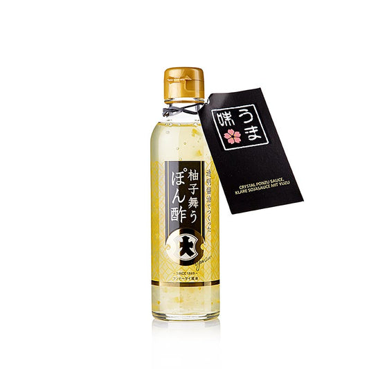 Crystal Ponzu-sauce, klar sojasauce med yuzu, Fundodai, Japan, 200 ml