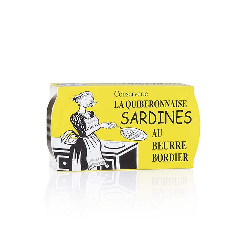 Sardiner i bretonsk Bordier-smør, La Quiberonnaise, 115 g