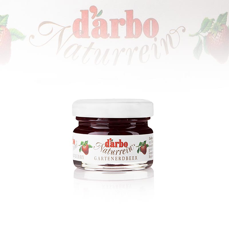 darbo – jordbærsyltetøj Extra, portionsglas, 1,68 kg, 60 x 28 g