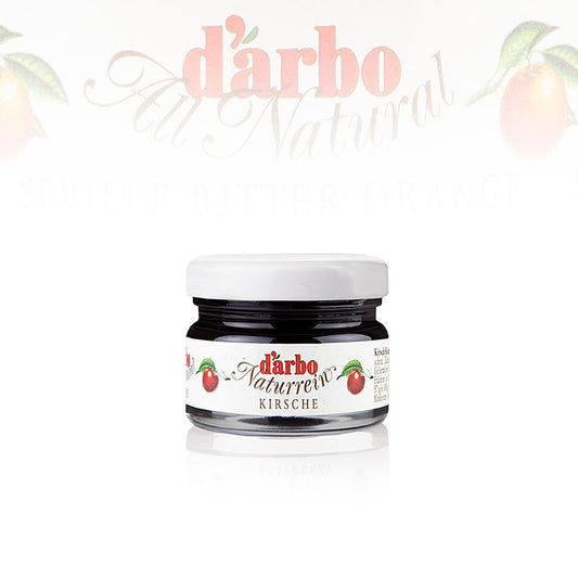 darbo - Kirsebærsyltetøj Extra, portionsglas, 1,68 kg, 60 x 28 g