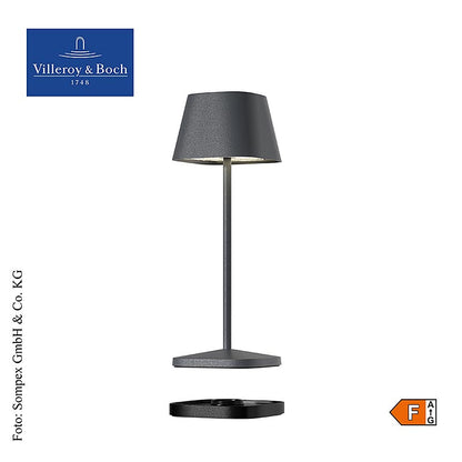 Bordlampe "Neapel MICRO RC", med batteri, 20x6,5x6,5 cm, 1 St