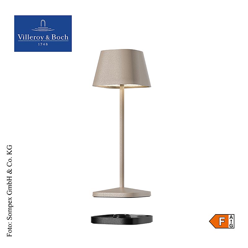 Bordlampe "Neapel MICRO", med batteri, 20x6,5x6,5 cm, 1 St