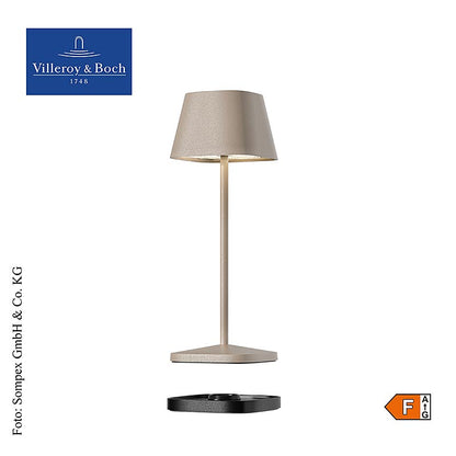 Bordlampe "Neapel MICRO", med batteri, 20x6,5x6,5 cm, 1 St