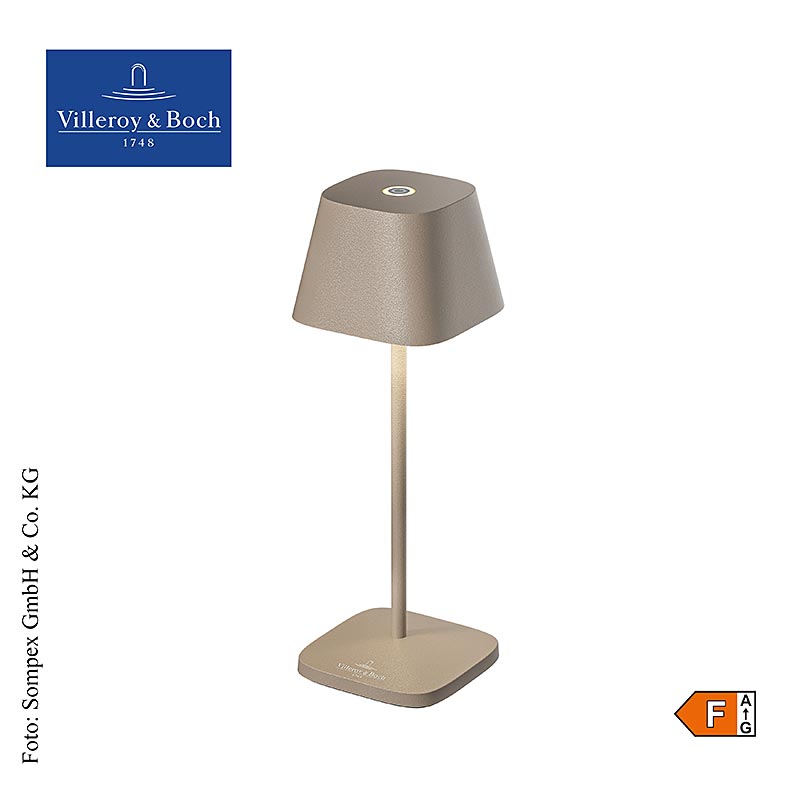 Bordlampe "Neapel MICRO", med batteri, 20x6,5x6,5 cm, 1 St