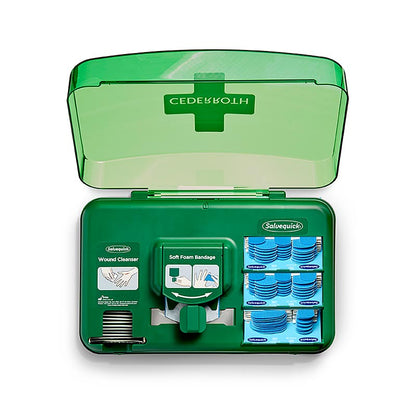 Cederroth - Wound Care Dispenser, plasterstation, blå (51011009), 1 stk