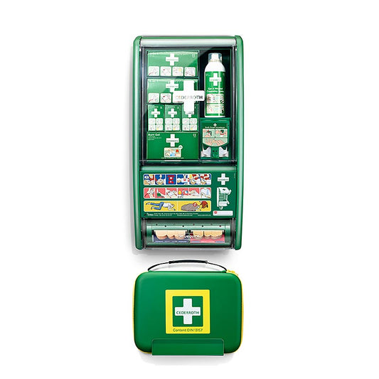 Cederroth - First Aid Station Set, førstehjælpskasse DIN 13157 (51011032), 1 stk