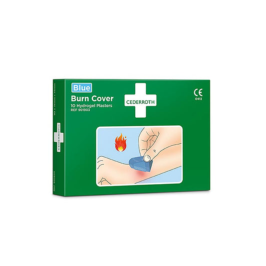 Cederroth - Burn Cover, hydrogelplaster, 74x45 mm, 10 stk. (901903), 1 stk.