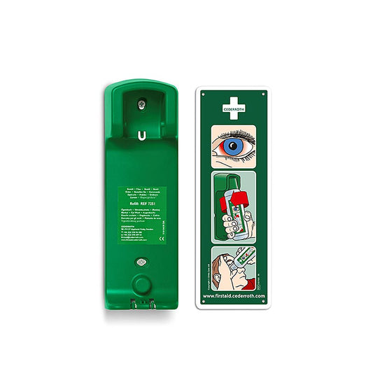 Cederroth - Vægbeslag til Eye Wash (øjenskyl) 500 ml, (7200), 1 stk