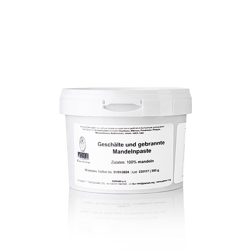 Mandelpasta, sicilianske mandler, ristede, Pariani, 500 g