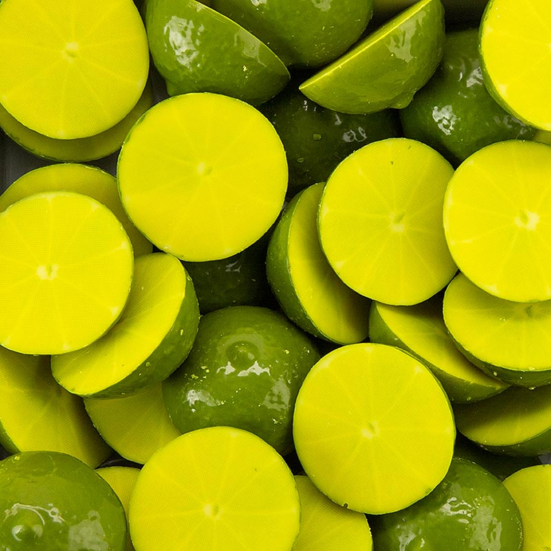 Chokoladehalvdel af limefrugt, dobla (77312), 223 g, 36 stk