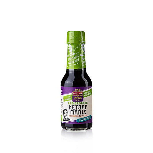 Soja-Ketjap Manis, sød, glutenfri, Go-Tan, økologisk, 145 g