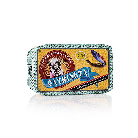Muslinger fra Galicien i escabeche-sauce, 12-16 stk., Catrineta, 115 g