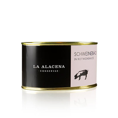 Carrillada de Cerdo – svinekæber i rødvinssauce, La Alacena, 480 g