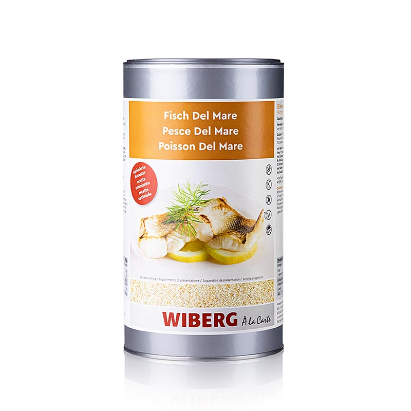 Wiberg "Fisch Del Mare" krydderiblanding med havsalt, 1 kg