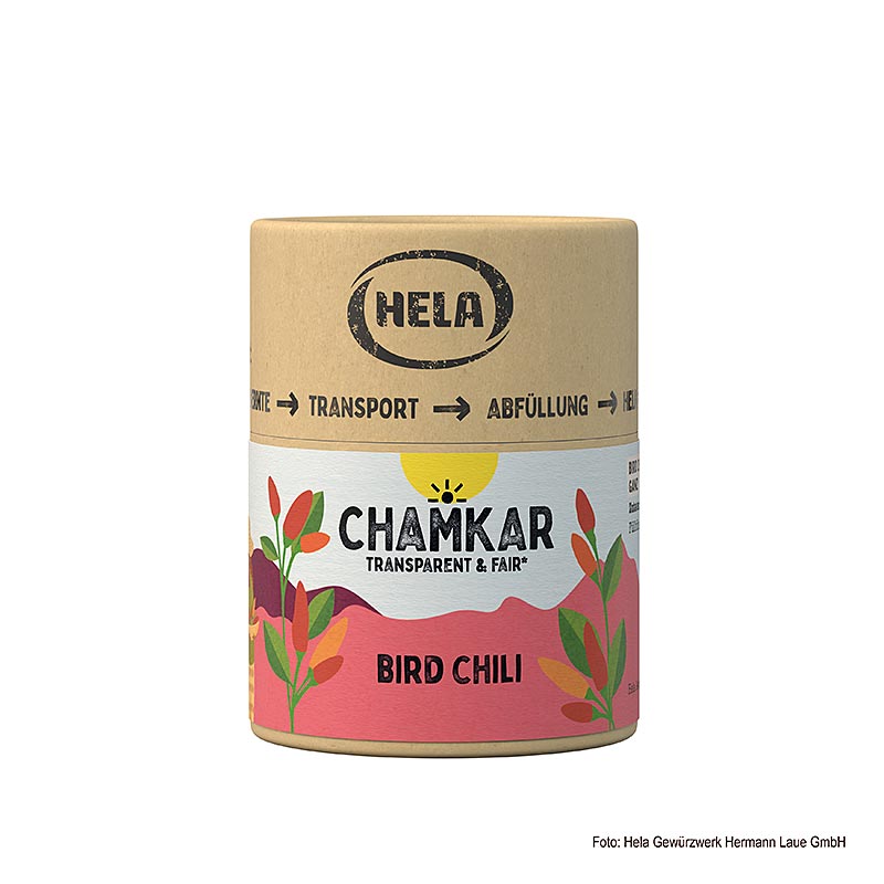 HELA Chamkar - Bird Chili (fugleøjechili), tørret, 25 g