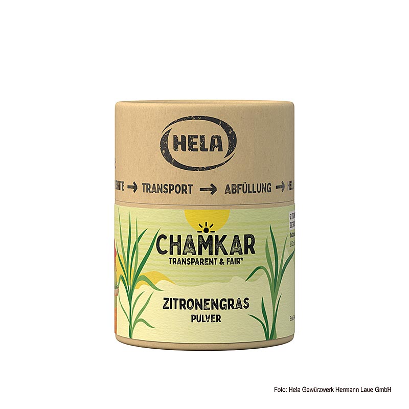 HELA Chamkar - Citrongræspulver, 60 g