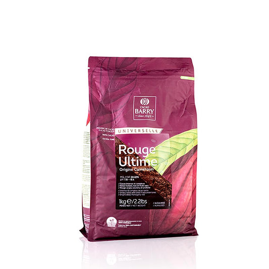 ROUGE ULTIME, alkaliseret kakaopulver, let affedtet (DCP-20RULTI-89B), 1 kg