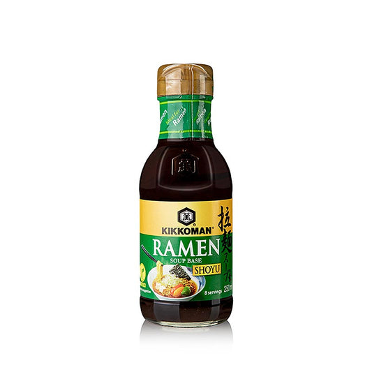 Ramen-suppebase Shoyu, Kikkoman, Japan, vegansk, 250 ml