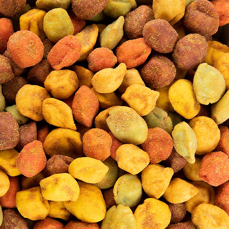 Jordnødder Fire Mix (Chili / Chili-Lemon / Szechuan / Wasabi / Kimchi) Barsnack, 1 kg