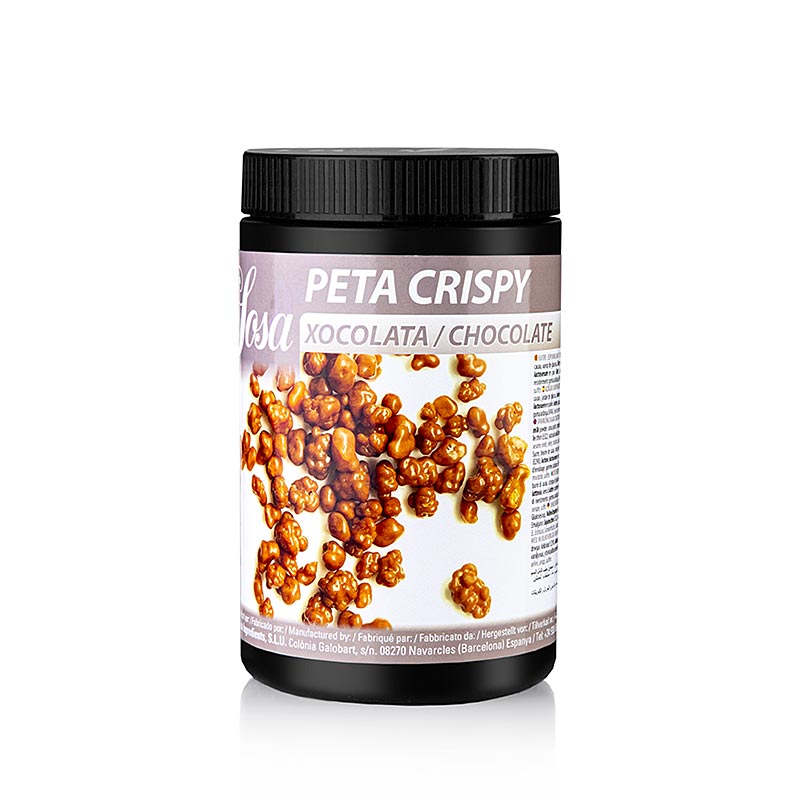 Sosa Peta Crispy, overtrukket med mælkchokolade, Knall Brause (42040), 900 g