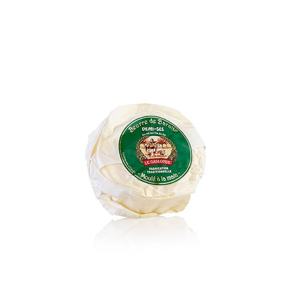 Saltet smør "Beurre de Baratte Moule Main" Demisel, Le Gaslonde, Frankrig, 125 g