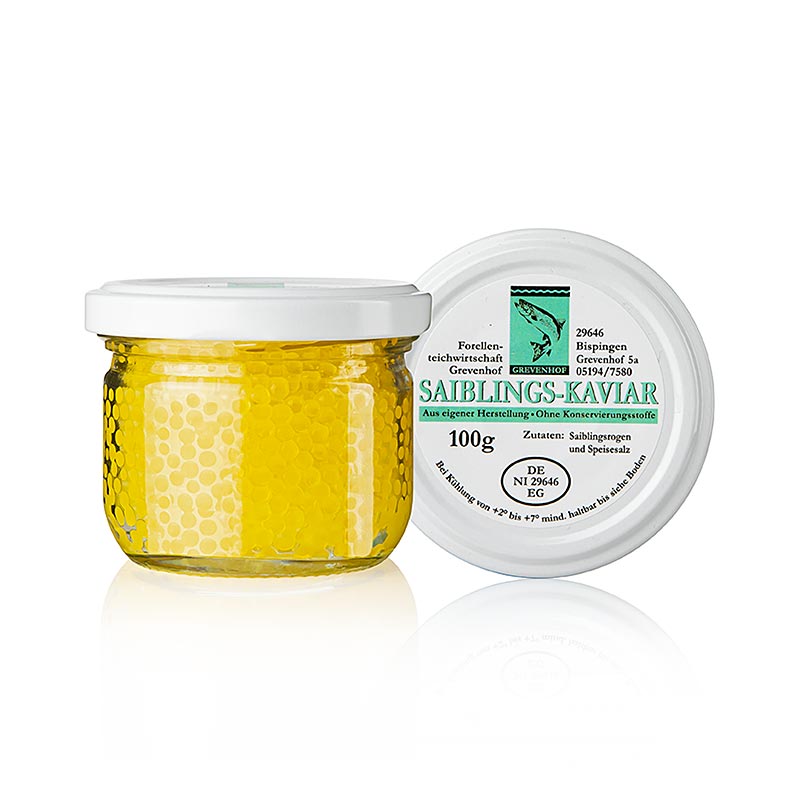 Saiblings Kaviar, Forellenwirtschaft Grevenhof (sæsonvare), 100 g