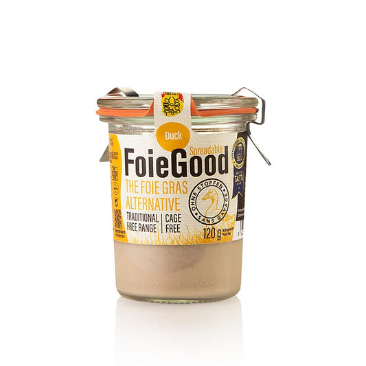 Andeleverpostej / smørbar leverpostej, FoieGood (uden prop), 120 g