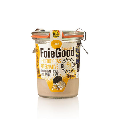Andelever (uden prop) smørbar med trøffel, FoieGood, 120 g
