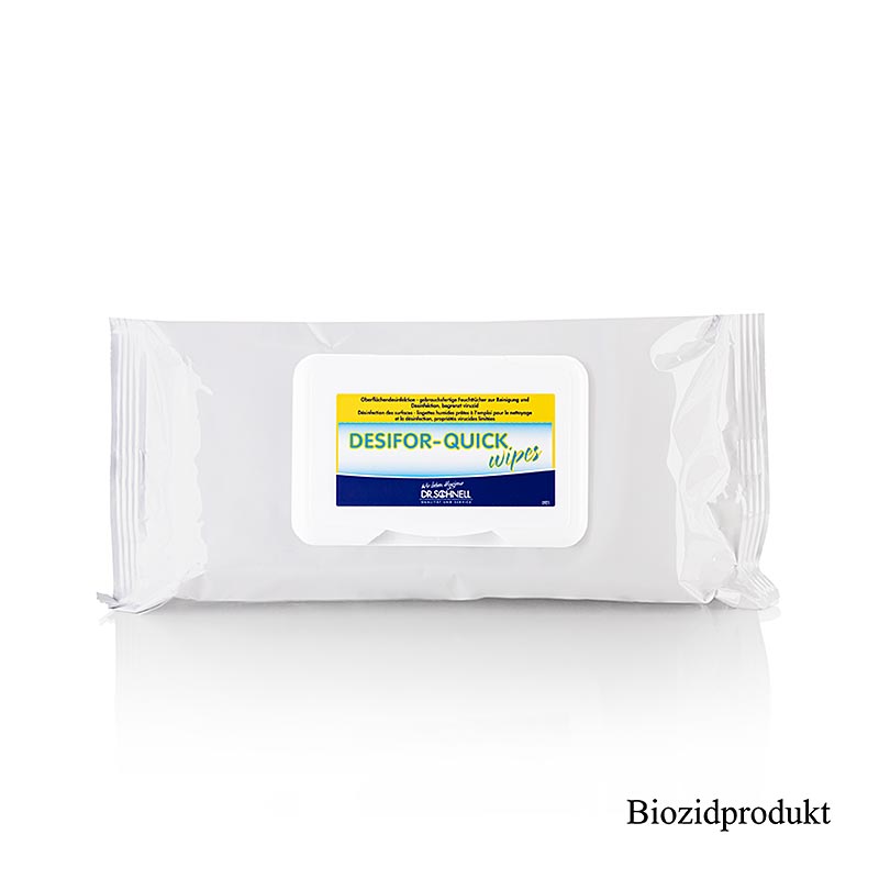 Dr. Schnell - Overfladesdesinfektion Desifor Quick Wipe desinfektionsservietter, 80 St