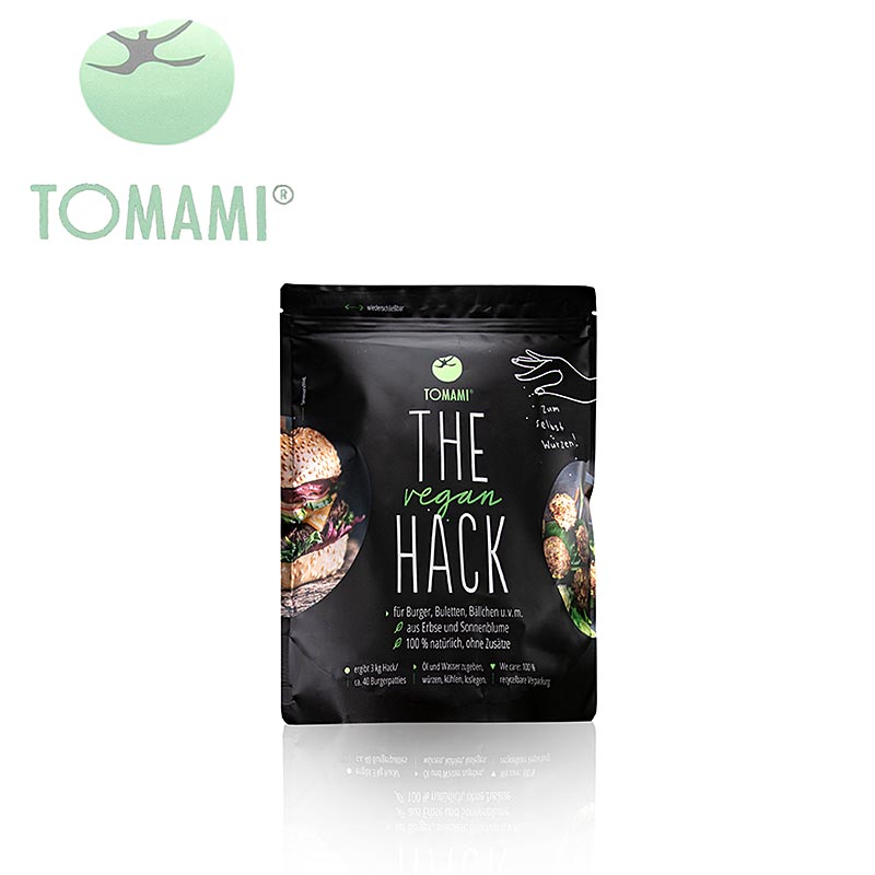 Tomami® The Vegan Hack!" Burgermix, uden krydderier, vegansk, 200 g
