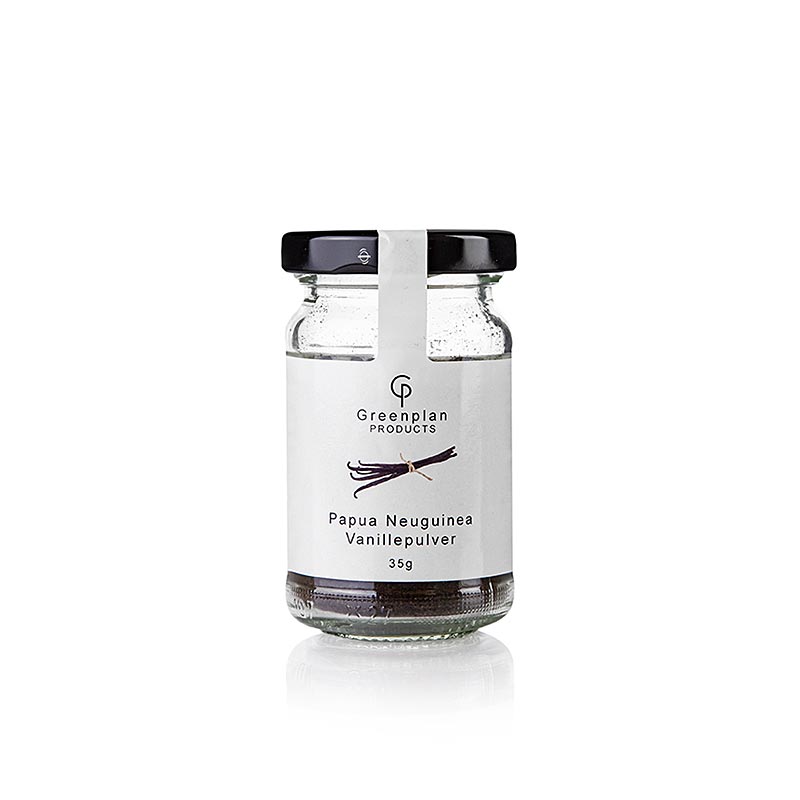 Vaniljepulver (malet vanilje) Papua Ny Guinea, Greenplan, 35 g